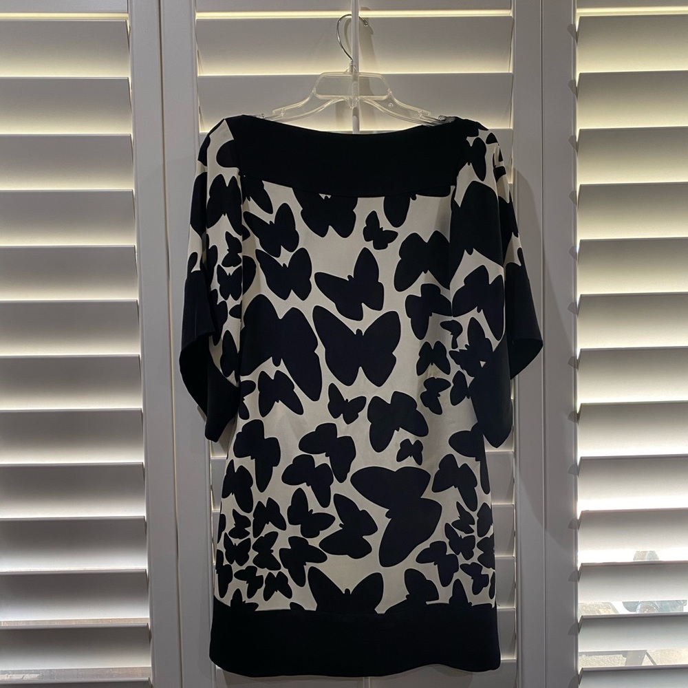 Diane Von Furstenberg Black Ivory Dress